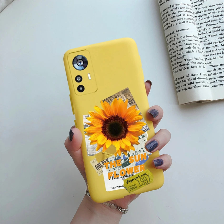 For Xiaomi 12T Case On Xiaomi 12T Pro Back Cover Cute Cartoon Silicone Soft TPU Protective Bumper For Xiaomi 12Tpro Phone Fundas