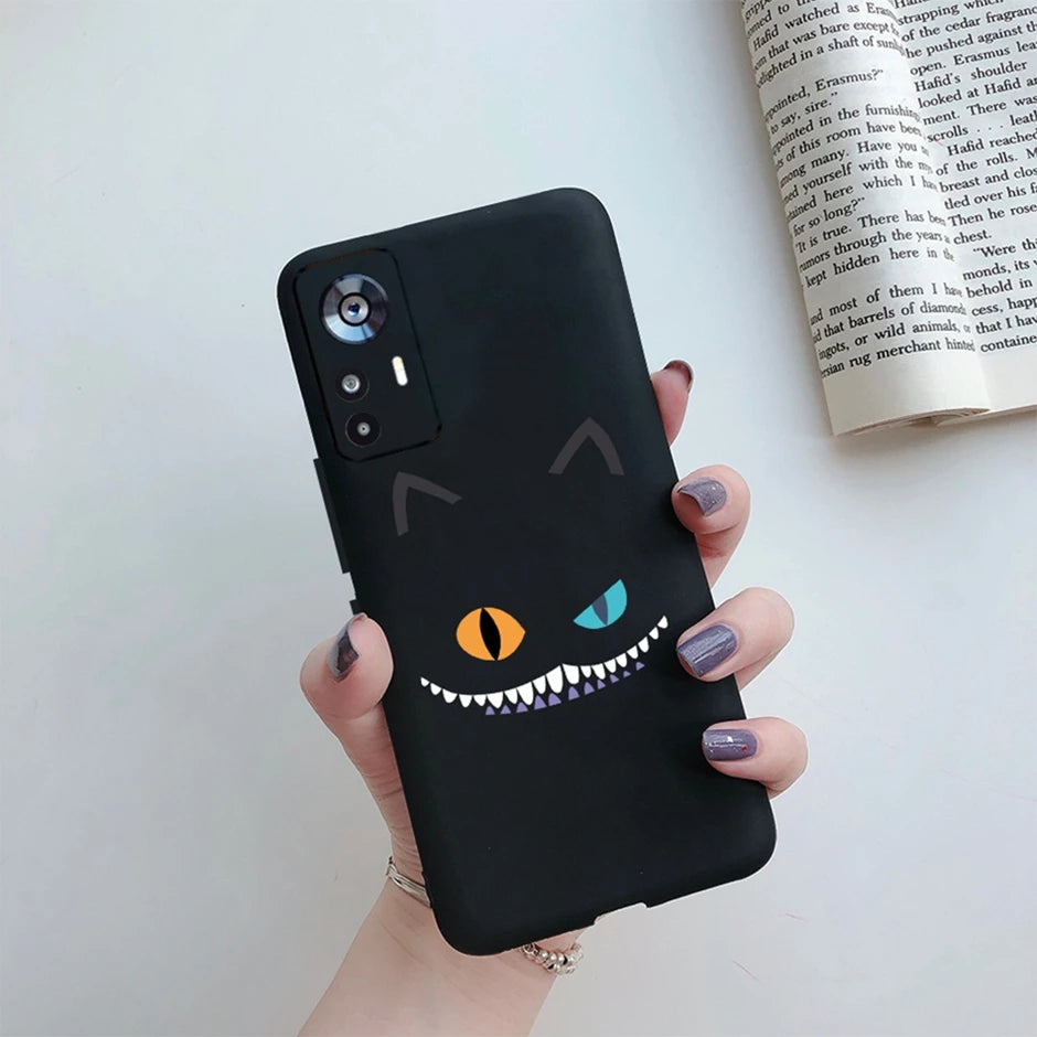 For Xiaomi 12T Case On Xiaomi 12T Pro Back Cover Cute Cartoon Silicone Soft TPU Protective Bumper For Xiaomi 12Tpro Phone Fundas
