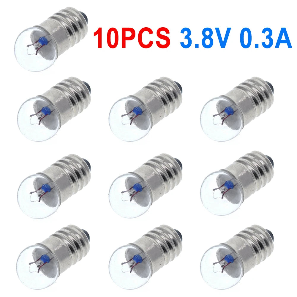 Student Electrical Experimental Physics Class Used TZT 0.3A 1.5V 2.5V 3.8V 6V Small Incandescent Bulbs