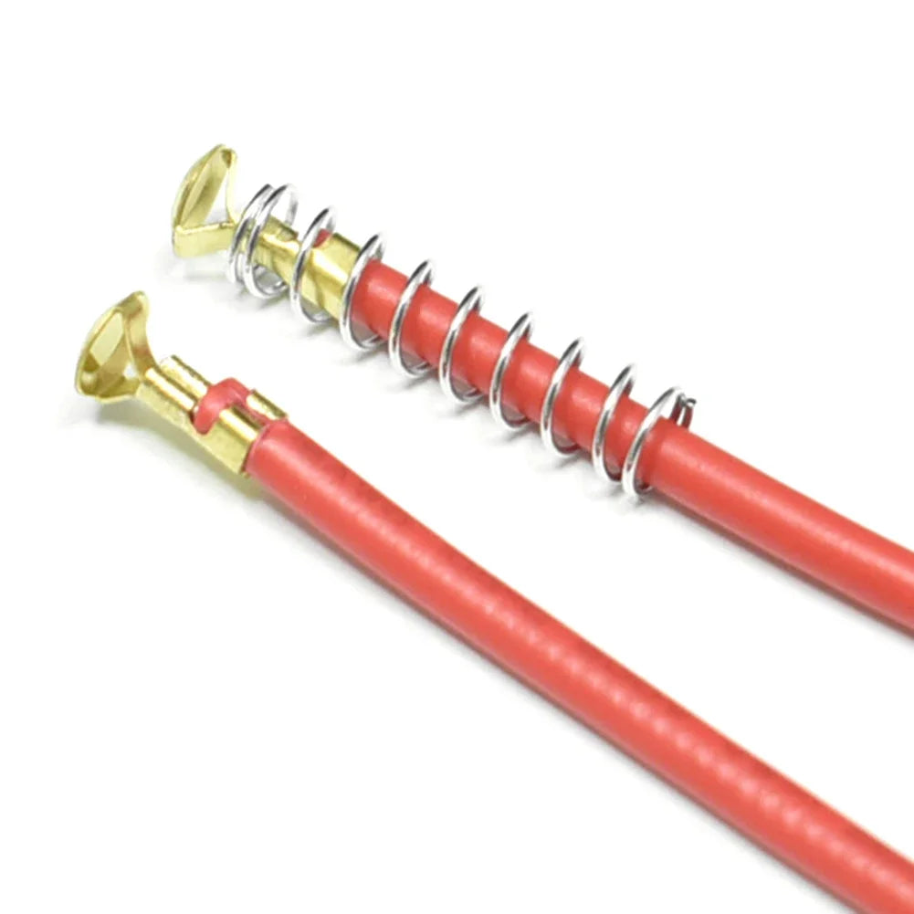 10-100pc Quick Impact Glass Fuse Holder Preventing Short Circuits Wire Line Holder 5x20/6x30mm Glass Tube Fuse Holder Auto Parts