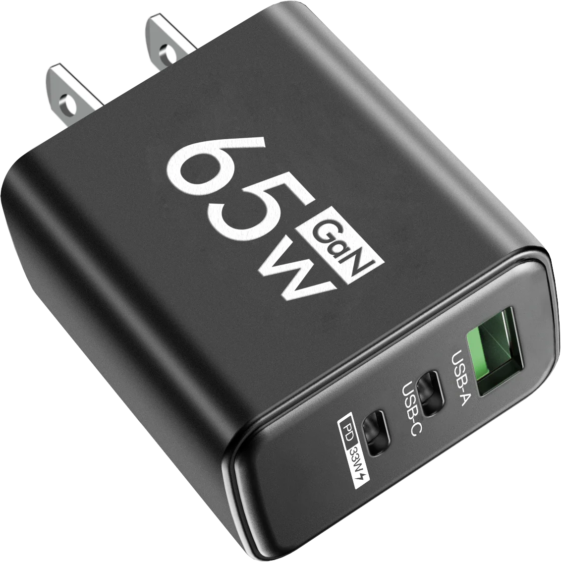 PD 65W USB C Charger GaN Fast Charging Quick Charge 3.0 Mobile Phone Charger Adapter For iPhone Xiaomi Samsung Oneplus OPPO