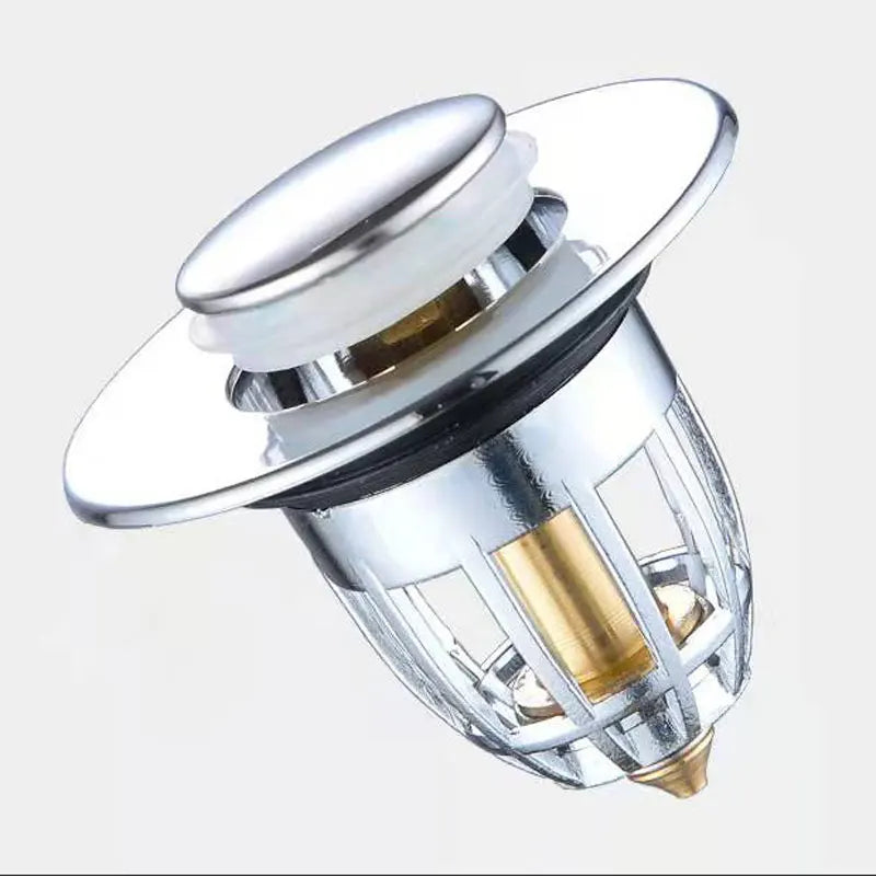 Universal Bathroom Sink Stopper Filter Kitchen Accessories Anti Clogging Basin Pop-up Sink Shower Strainer Drain Hair Catcher