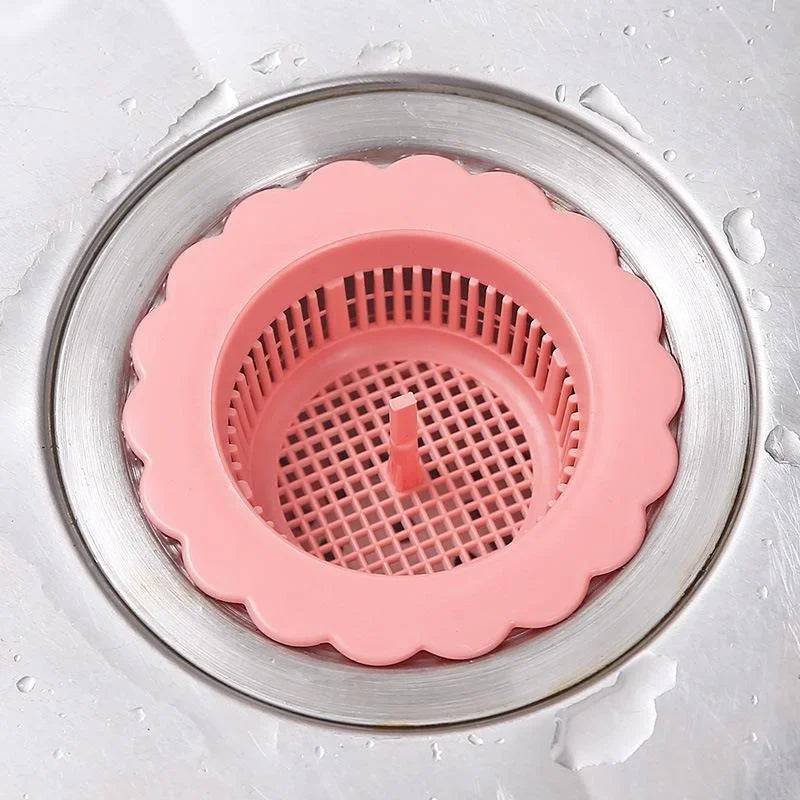 Kitchen Sink Strainers Drain Spout Filter, Food Scraps Catcher Against Clogging Sink Drain, Kitchen Sink Basket Strainer
