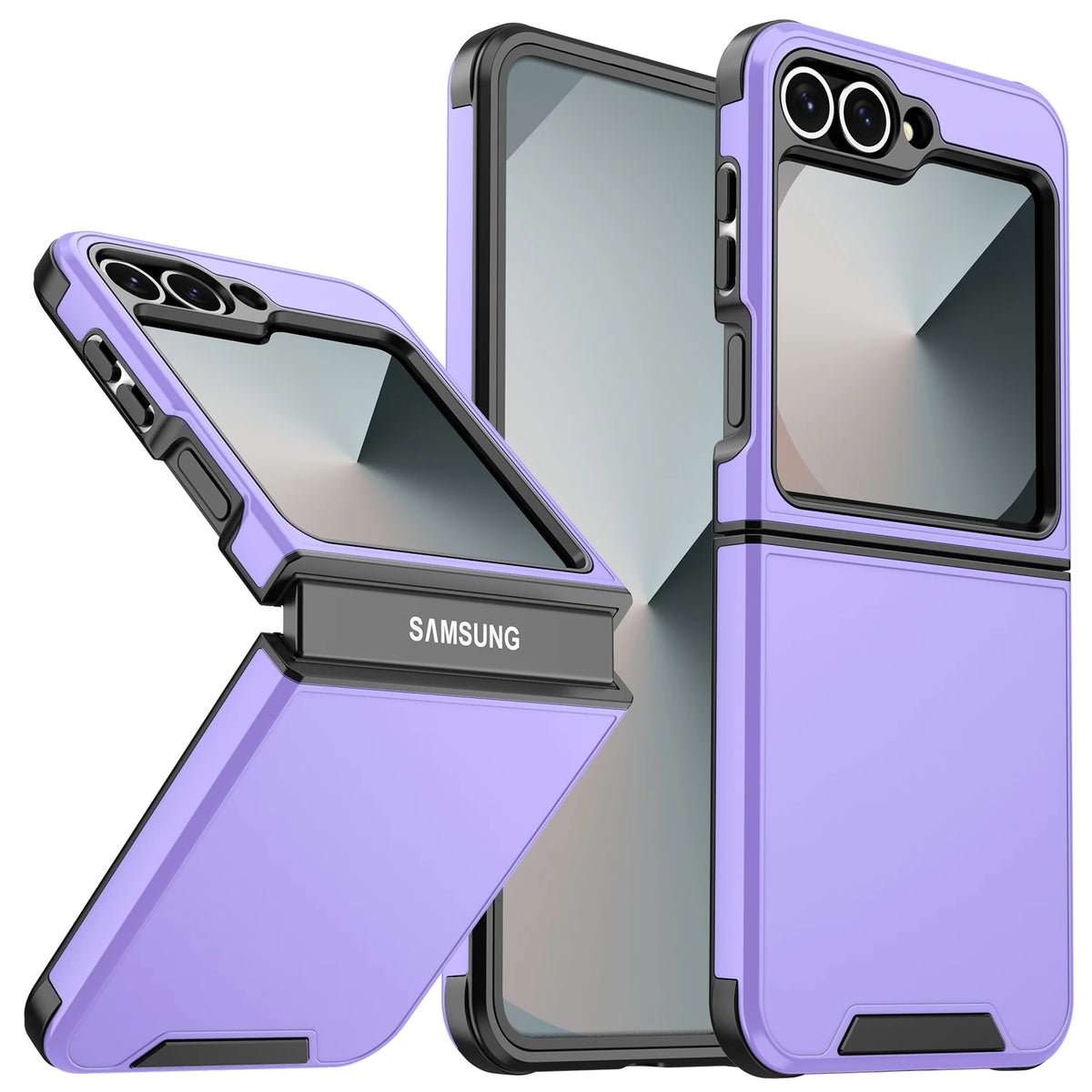 Luxury Original Official Slim Matte Protection Phone Case Samsung Galaxy Z Flip 6 5 4  For Wireless Charging Shockproof Cover