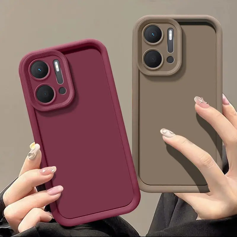 For Honor X7a Case Honor X7A Phone Case RKY-LX1 RKY-LX2 RKY-LX3 Cover Honor X7A Camera Protection Square Liquid Silicone Cover