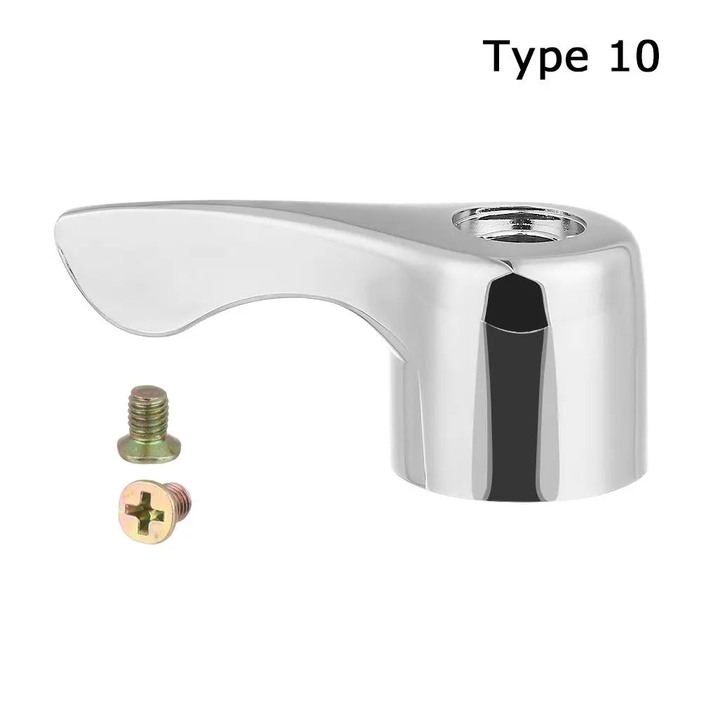 1Pcs Faucet Handle Switch Handle Accessories Triangle Valve Small Spout Dish Basin Single Cold Quick Open Valve Core Handwheel