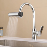 New 6 Modes Kitchen Faucet Waterfall Spout Splash-Proof Universal 360° Rotating Aerator Multi-Function Faucet Spout Extender