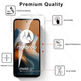 MotoG34 Case 6In1 Tempered Glass Screen Protector Cover For Motorola Moto G34 5G 2024 Camera Protect Glass G14 G04 s G24 G54 G84