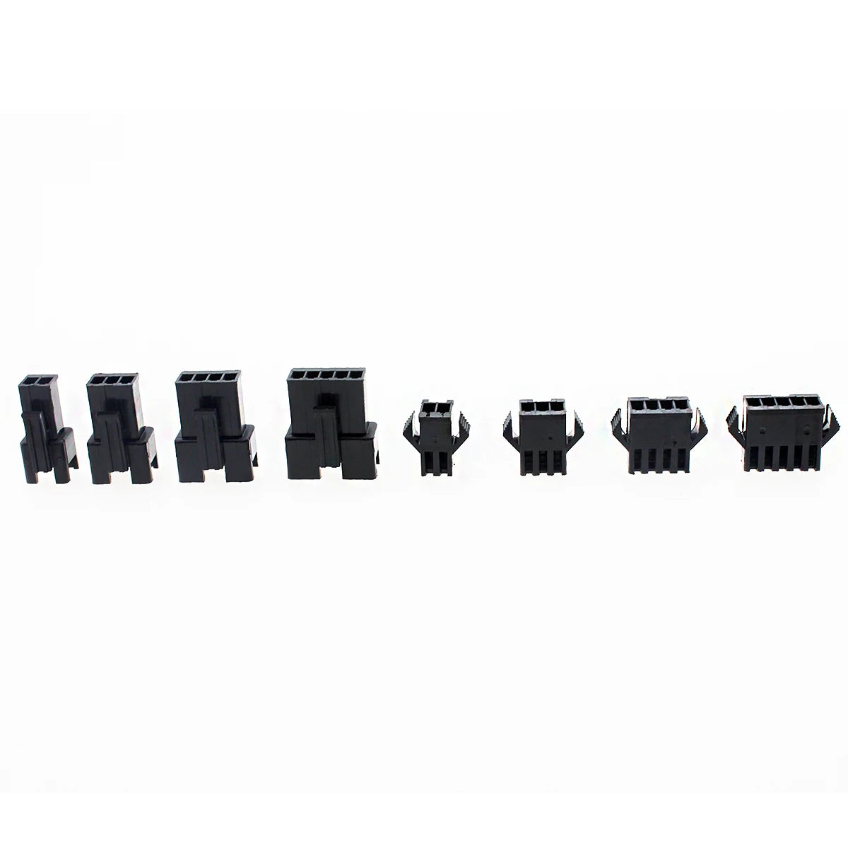 200PCS 2.54mm Pitch 2/3/4/5Pin JST SM Connectors Male and Female Header Plug Housing Pin Connectors Crimp Terminal Adapter