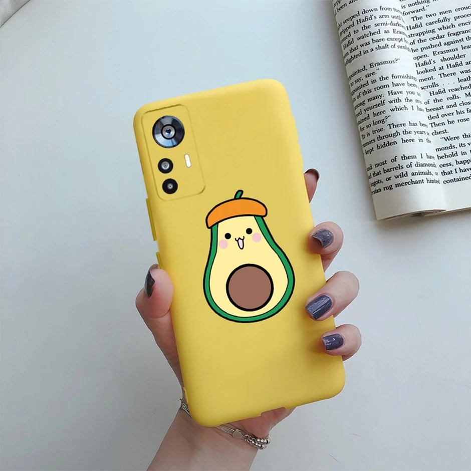 For Xiaomi 12T Case On Xiaomi 12T Pro Back Cover Cute Cartoon Silicone Soft TPU Protective Bumper For Xiaomi 12Tpro Phone Fundas