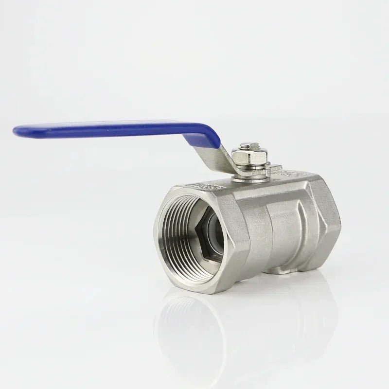 1/4" 3/8" 3/4" 1" 1-1/4"1-1/2" 2” BSPT Stainless Steel SS304 Pipe Ball Valve Female Threaded Sanitary ON-OFF Ball Valve Straight