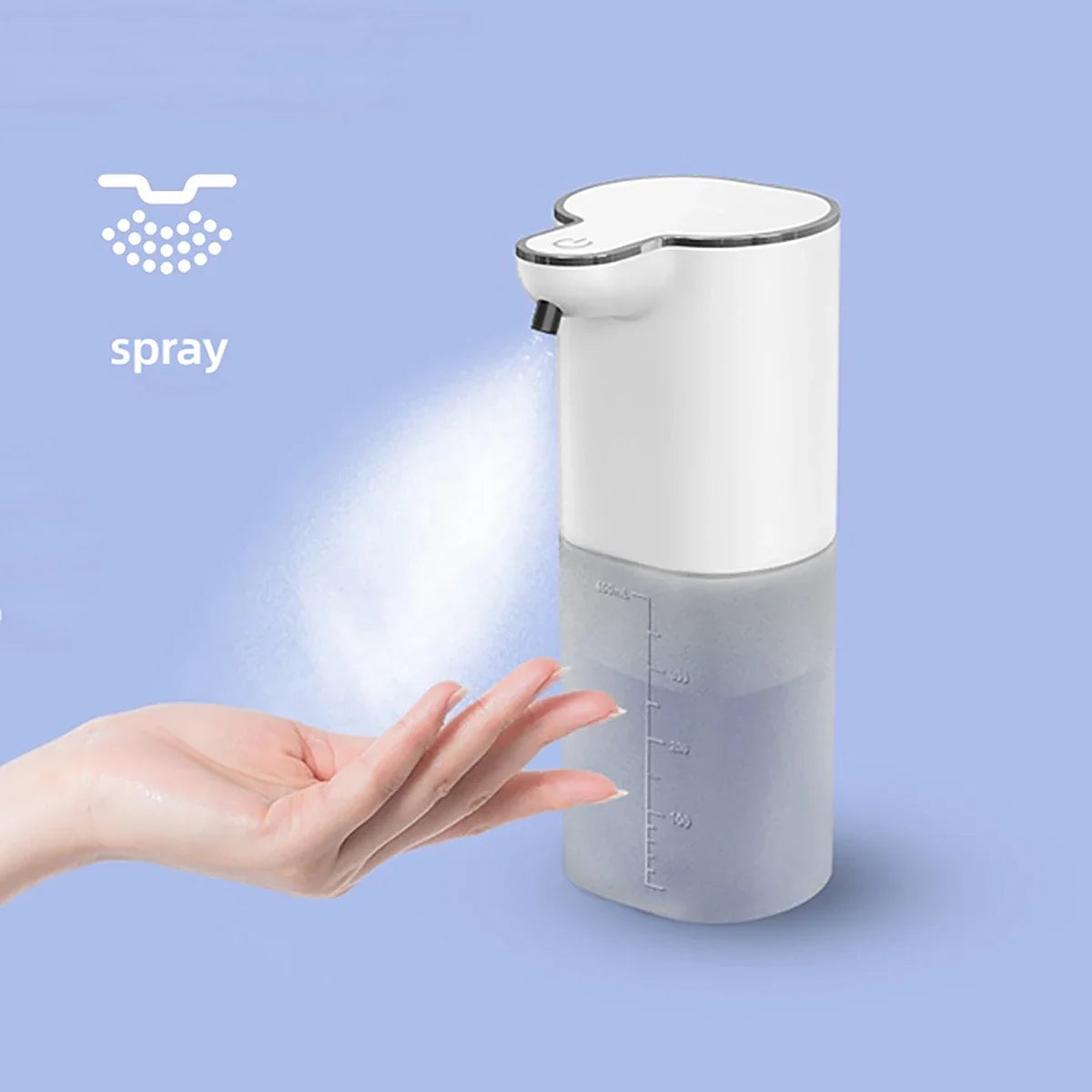 400ml Automatic Soap Dispenser USB Rechargeable 4 Modes Touchless Smart Washing Hand Machine Wall Mounted Soap Dispenser