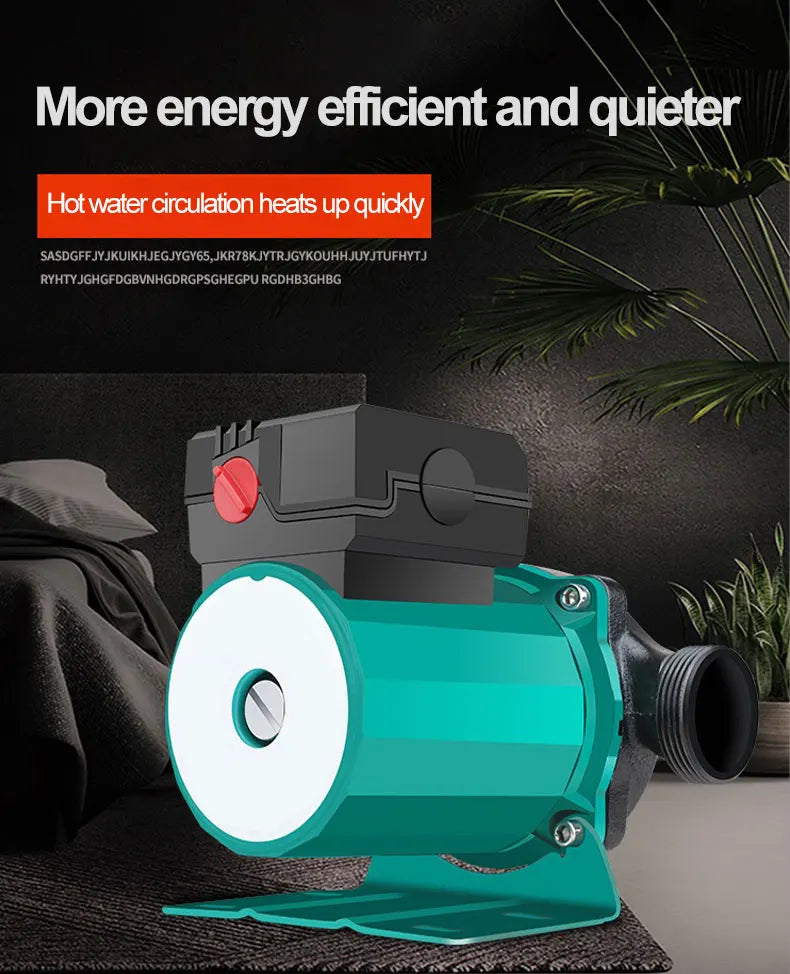220v 165w Bass Circulating Pump Floor Heating Pipe Ultra-quiet Pipe Pump Fully Automatic Shield Water Saving Pump