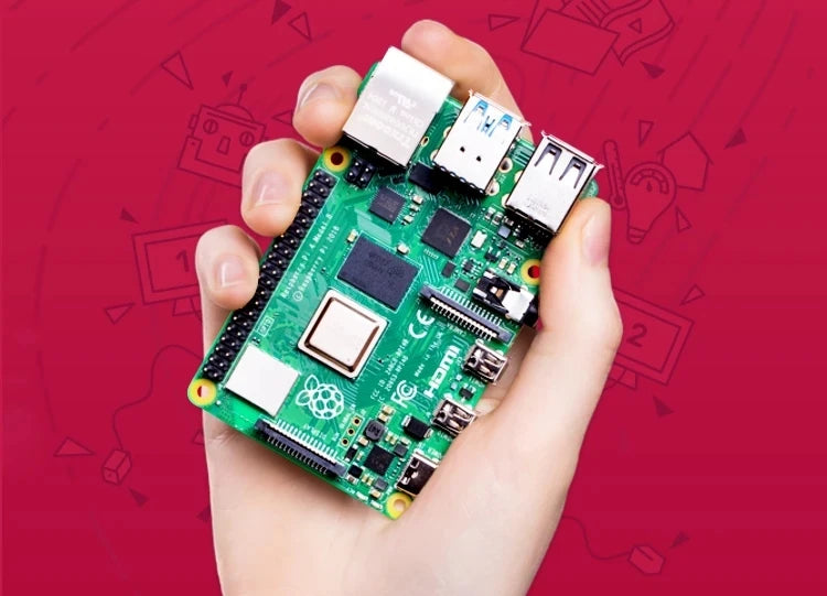Raspberry Pi 4 Model B 4B RAM 1GB 2GB 4GB 8GB Core 1.5Ghz 4K High Resolution Dual Displays Bluetooth 5.0 New original stock