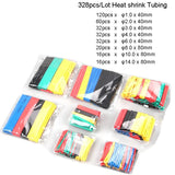 530/127pcs Heat shrink Tubing Thermoresistant Tube 2:1 Wrapping Kit Electrical Connection Wire Cable Insulation Sleeves