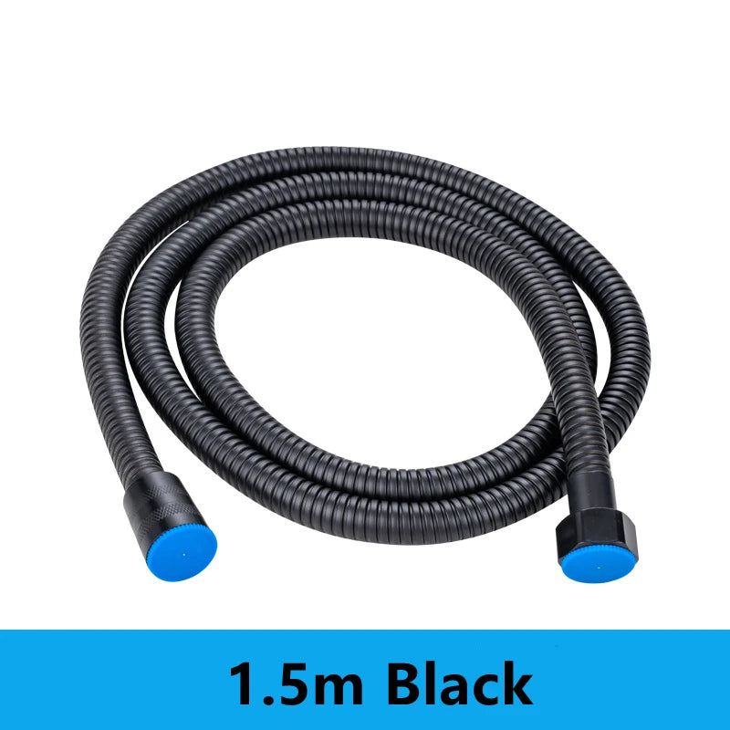 Stainless Steel Flexible Shower Hose Long Bathroom Shower Water Hose Extension Plumbing Pipe Pulling Tube Bathroom Accessories