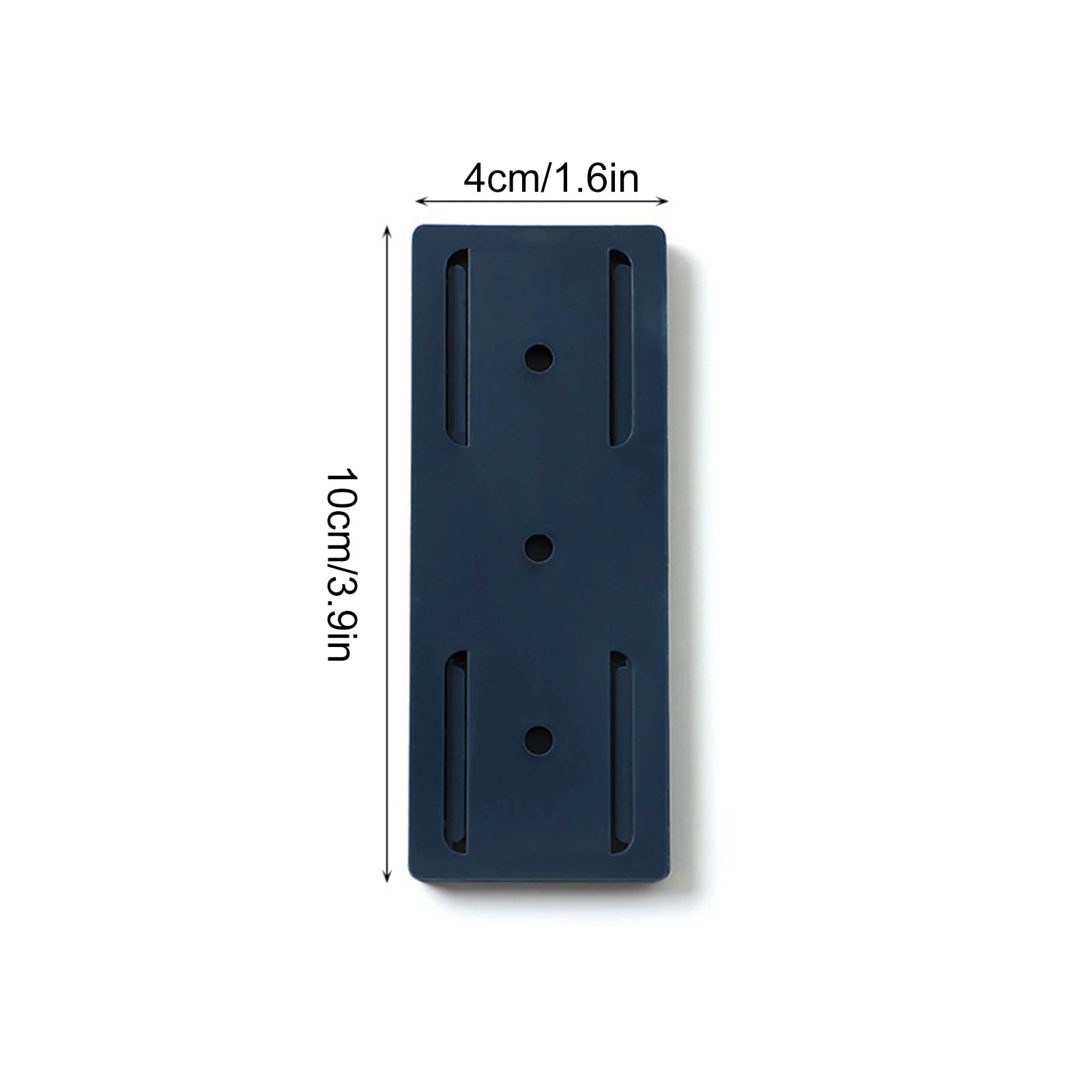Self-Adhesive Power Strip Holder Plug Fixer Sticker Punch Free Wall-mounted Socket Retainer for Phone Charger Cable Management