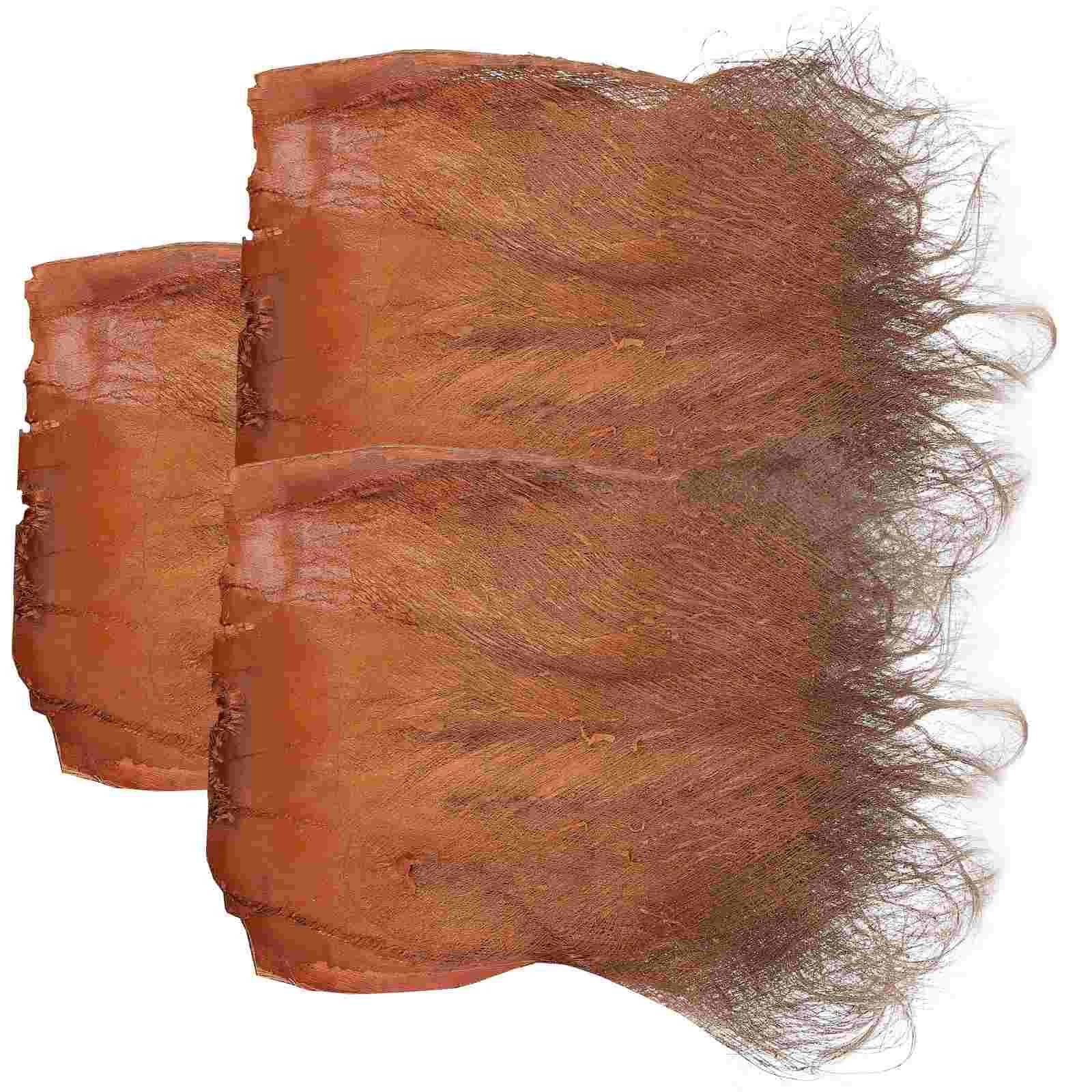 3pcs Natural Coconut Tree Bark Water Pipe Decoration Pipeline Covering Guttering Spouting Accessories Natural Tree Bark