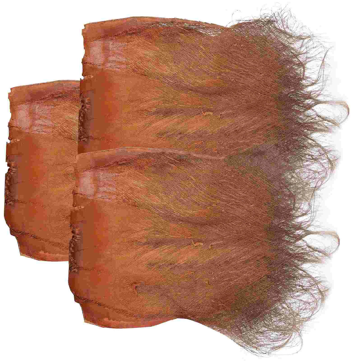 3pcs Natural Coconut Tree Bark Water Pipe Decoration Pipeline Covering Guttering Spouting Accessories Natural Tree Bark