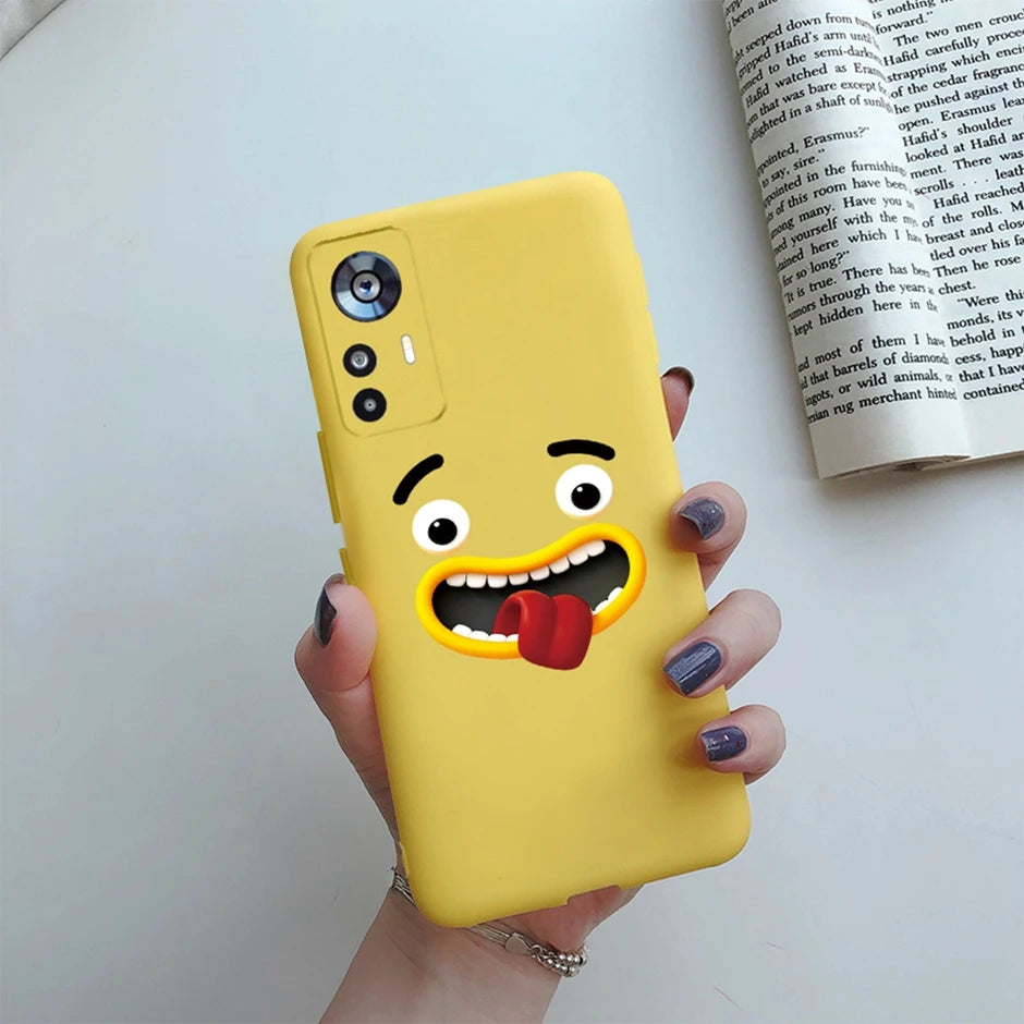 For Xiaomi 12T Case On Xiaomi 12T Pro Back Cover Cute Cartoon Silicone Soft TPU Protective Bumper For Xiaomi 12Tpro Phone Fundas