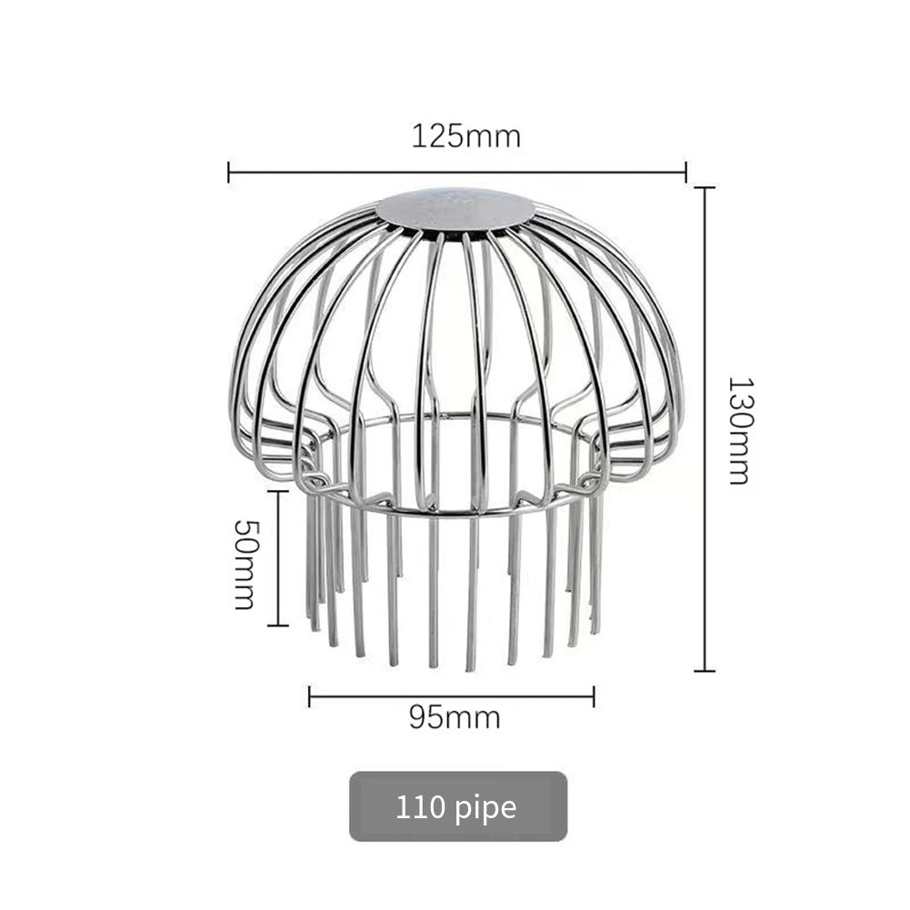 Strainer Garden Landscaping Floor Drain Gutter Guard Stainless Steel Gutter Leaf Guard Mesh Cover For Quick Drainage Clog