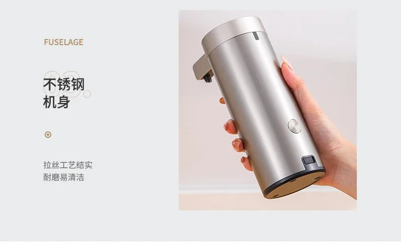 Automatic Liquid Soap Dispensers 304 Stainless Touchless Induction Sensor Steel Kitchen Metal Lotion Bottle Bathroom Accessories