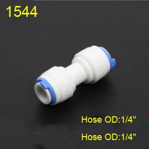 1/4" 3/8" OD Hose Tube 1/4" 1/2" 3/4" 1/8" Plastic Pipe Quick Connectors RO Water Connector Fittings Reverse Osmosis System