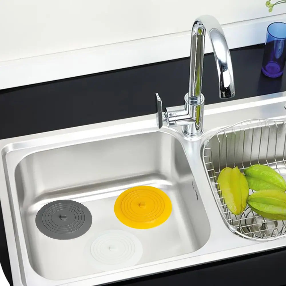 15cm Large Silicone Drain Cover Kitchen Sink Bathtub Hair Stopper Bathroom Leakage-proof Plug
