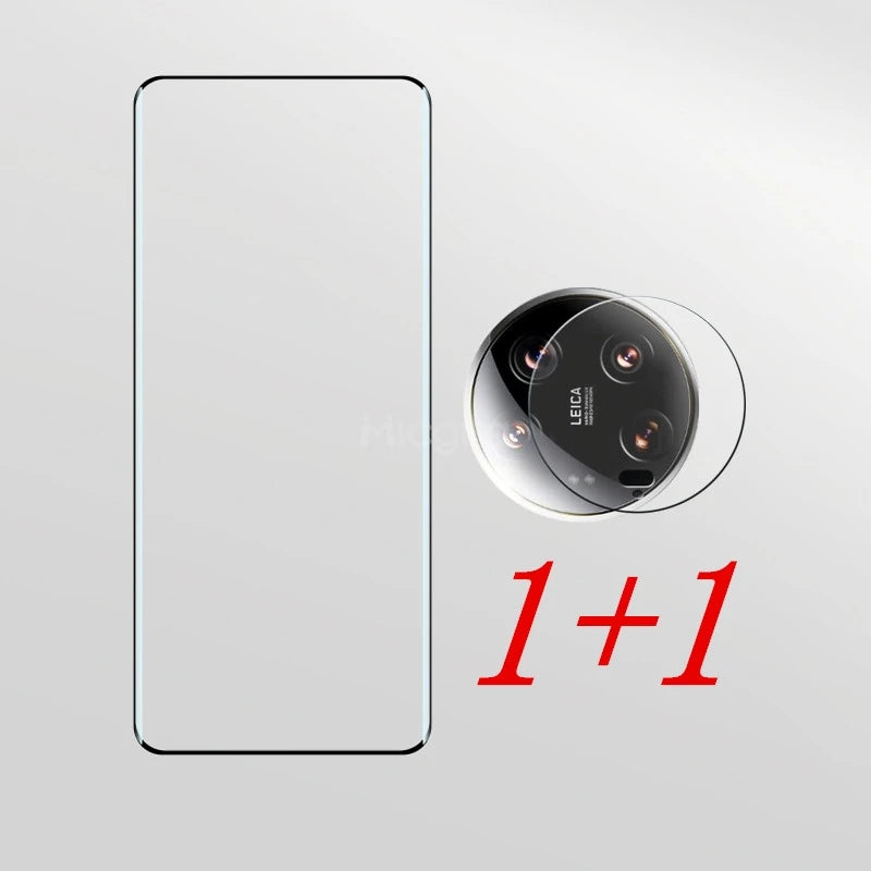 9D Tempered Glass film For Xiaomi 14 Ultra Screen Protector Anti-Scratch Front Film For Xiaomi 14Ultra Soft Camera film