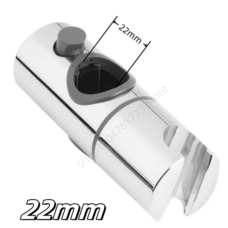 Adjustable Shower Head Holder 18mm~25mm Universal Bathroom Bracket ABS Chrome Plated Hand Shower Rail Slider Clamp