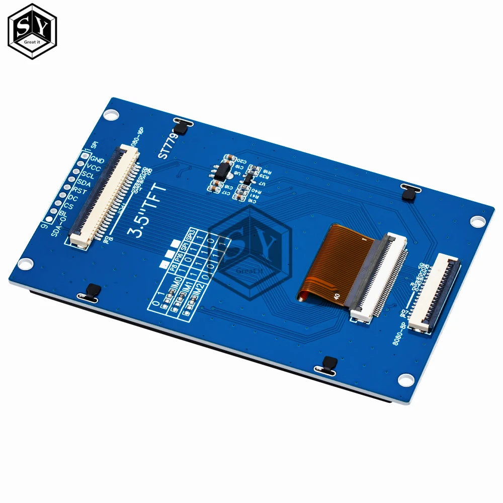 3.5 Inch 320x480 SPI TFT Serial Port Module 5V/3.3V PCB Adapter ST7796S LCD Display For Arduino