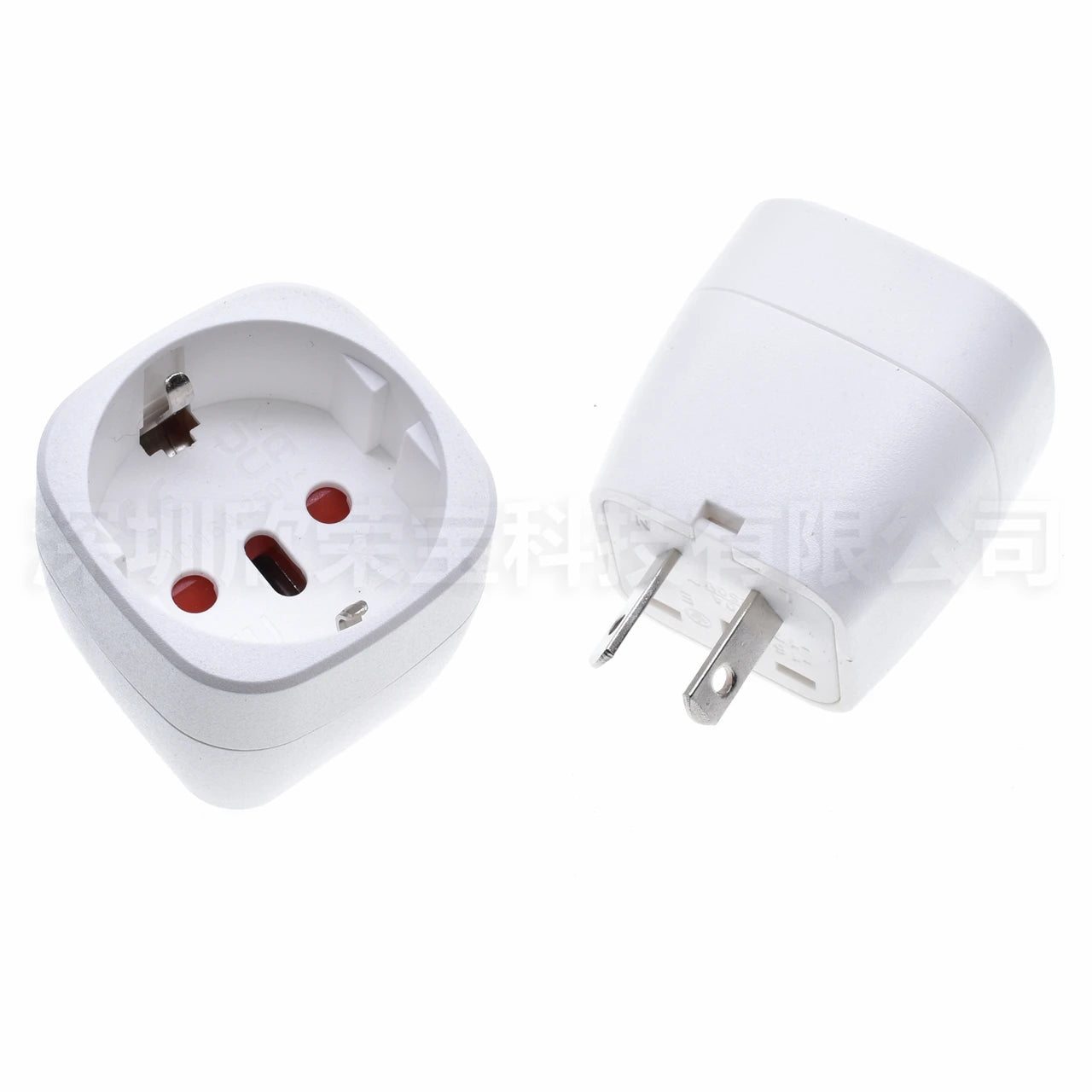 Europe Italy Switzerland EU to AU plug adpater 2 Oblique pins AU socket conversion adapter for New Zealand Australia Netherlands