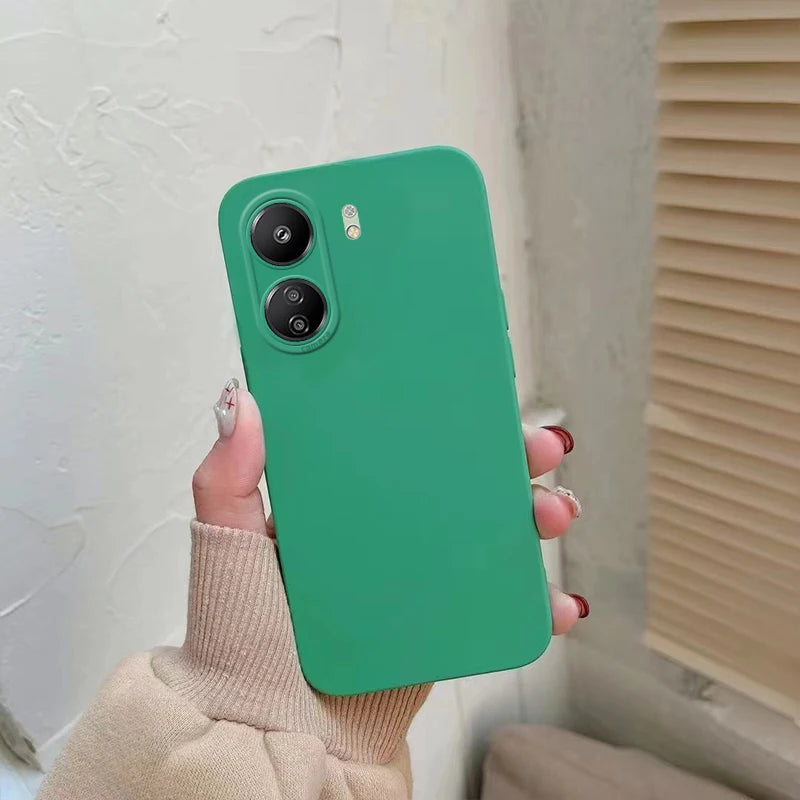 For Redmi 13C Case Cover Xiaomi Redmi 13C Capas Lens Camera Protector Silicone Colour Shockproof TPU Soft Fundas Redmi 13C 13 C