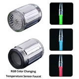 Led Faucet Colorful Luminous Color Changing Dragon Head Light Without Power Battery Luminous Faucet Universal Interface Faucet