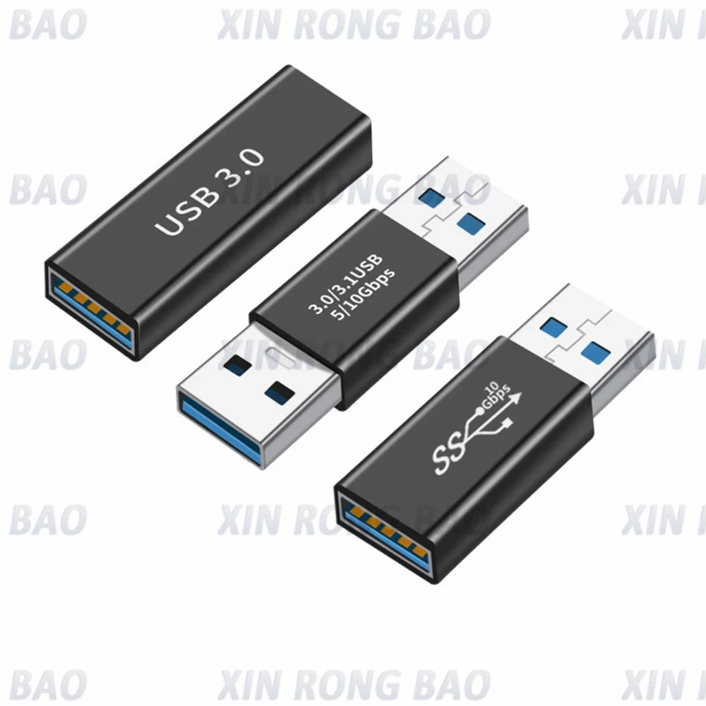 Type A Female to A Female Connector Adapter Type C Adapter USB3.0  Male to Micro USB Converter 10GBps Suitable for Laptop