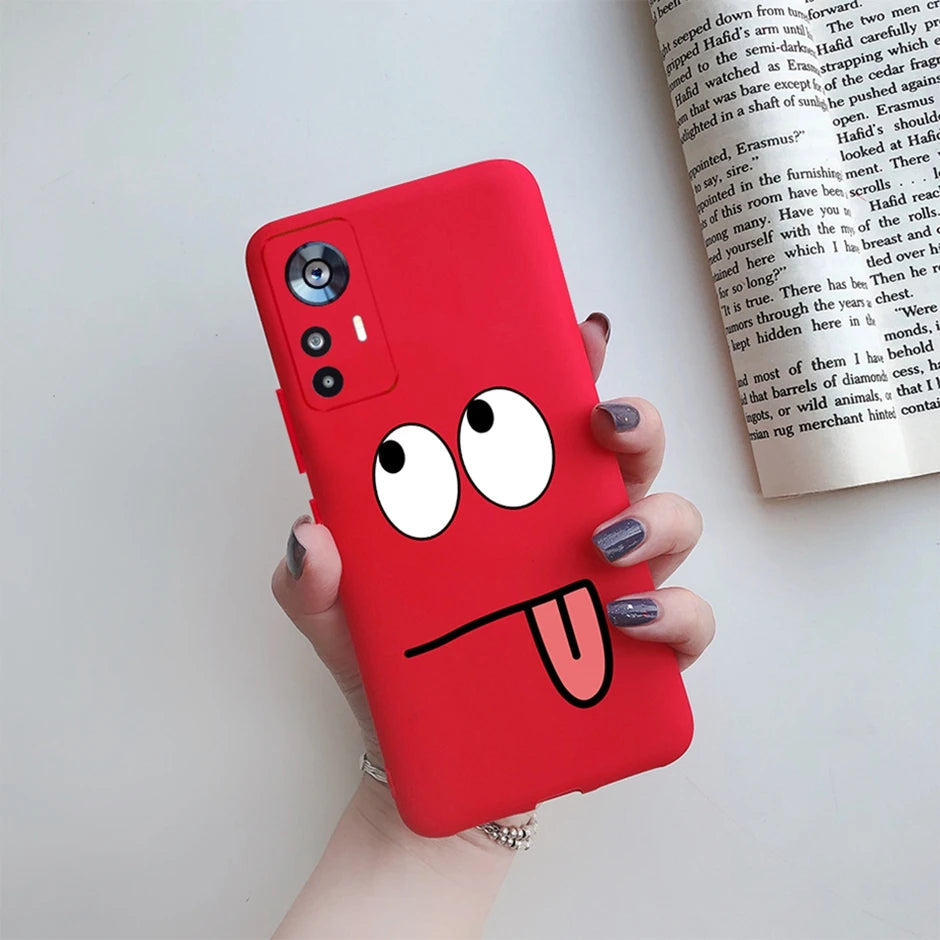 For Xiaomi 12T Case On Xiaomi 12T Pro Back Cover Cute Cartoon Silicone Soft TPU Protective Bumper For Xiaomi 12Tpro Phone Fundas