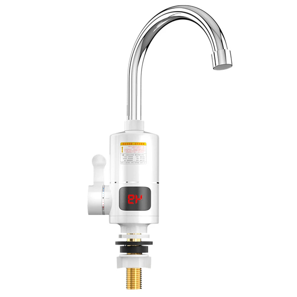 Electric Kitchen Water Heater Tap LCD Digital Instant Heating Water Faucet Heater Waterproof Hot Cold Mixer Tap Kitchen Supplies