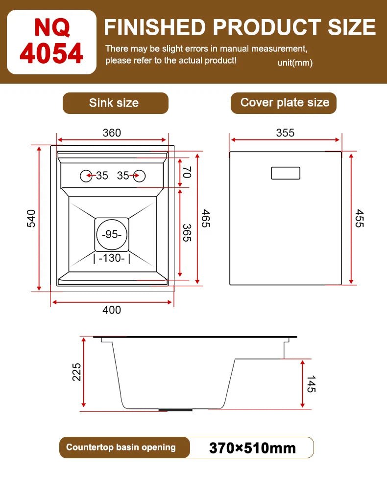 Hidden Bar Sink Stainless Steel Kitchen Sink Apartment Small Single Slot Touring Car Multi-functional Wash Basin With Cover Plat
