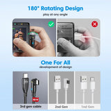 AUFU 5A USB Type C To USB C Cable For iPhone 15 Realme Samsung S23 100W PD Fast Charging Wire for Macbook PC Type-C USBC Cable