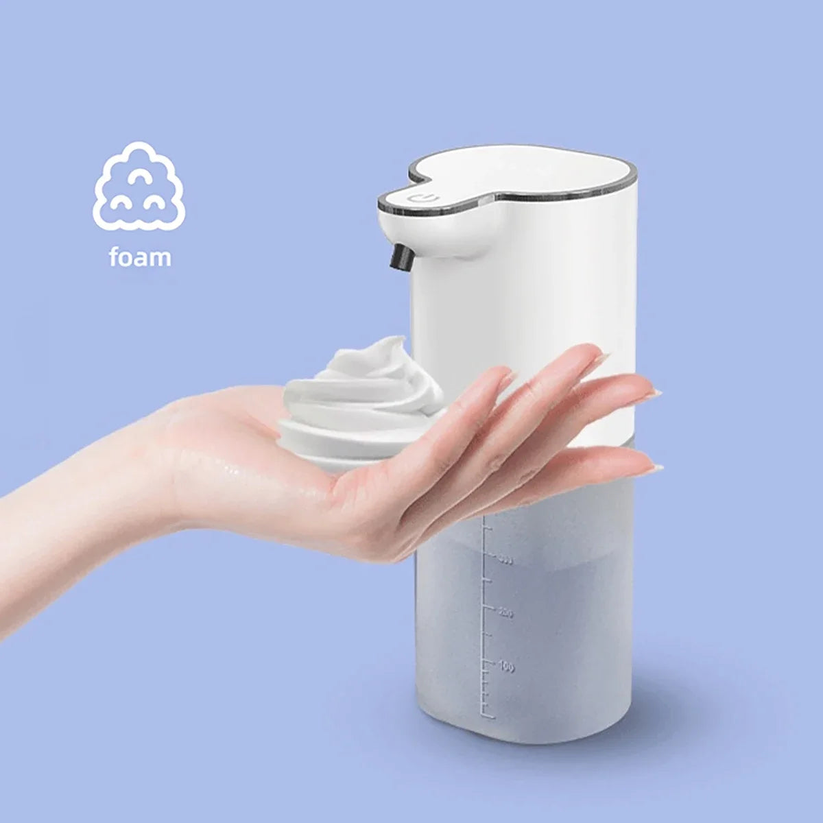 400ml Automatic Soap Dispenser USB Rechargeable 4 Modes Touchless Smart Washing Hand Machine Wall Mounted Soap Dispenser