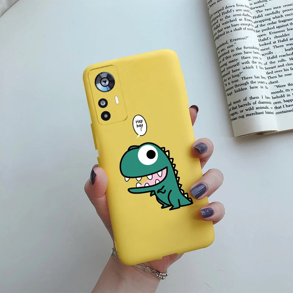 For Xiaomi 12T Case On Xiaomi 12T Pro Back Cover Cute Cartoon Silicone Soft TPU Protective Bumper For Xiaomi 12Tpro Phone Fundas