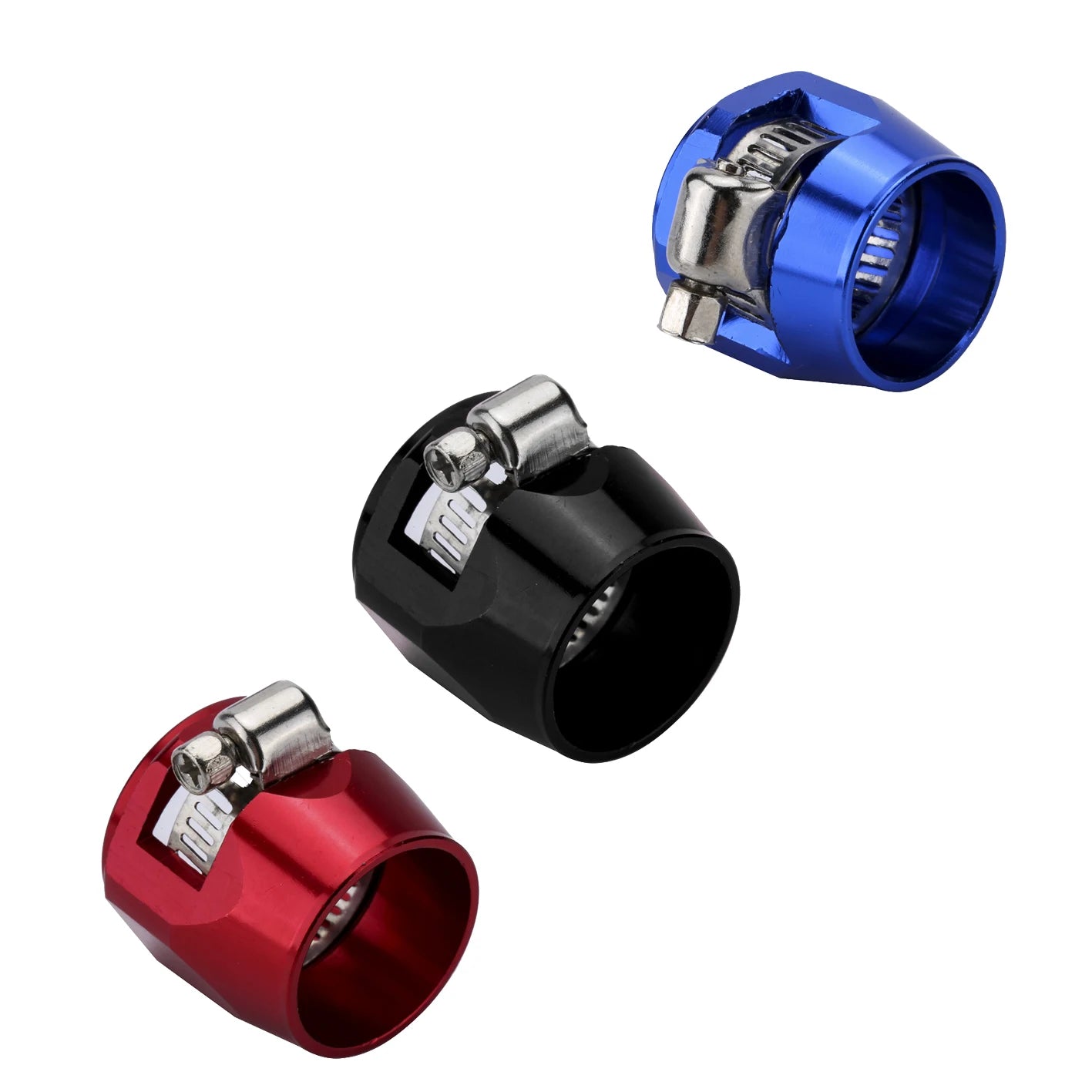 1pc AN4 AN6 AN8 AN10 AN12 Car Hose Finisher Clamp Universal Hose Clamps  Radiator Modified Fuel Pipe Clip Buckle Oil End Finishe