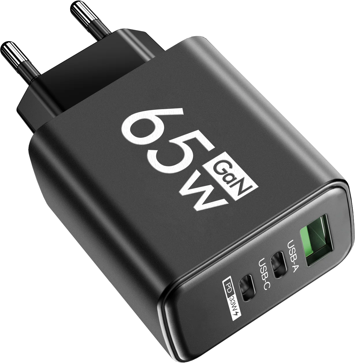 PD 65W USB C Charger GaN Fast Charging Quick Charge 3.0 Mobile Phone Charger Adapter For iPhone Xiaomi Samsung Oneplus OPPO