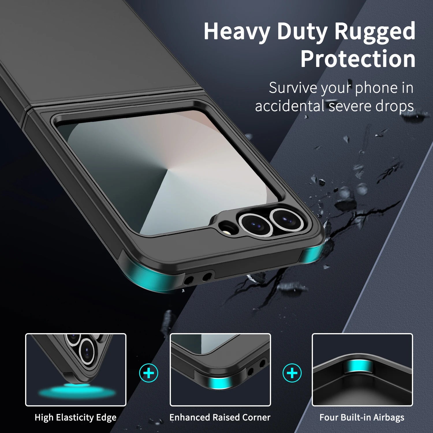 Luxury Original Official Slim Matte Protection Phone Case Samsung Galaxy Z Flip 6 5 4  For Wireless Charging Shockproof Cover