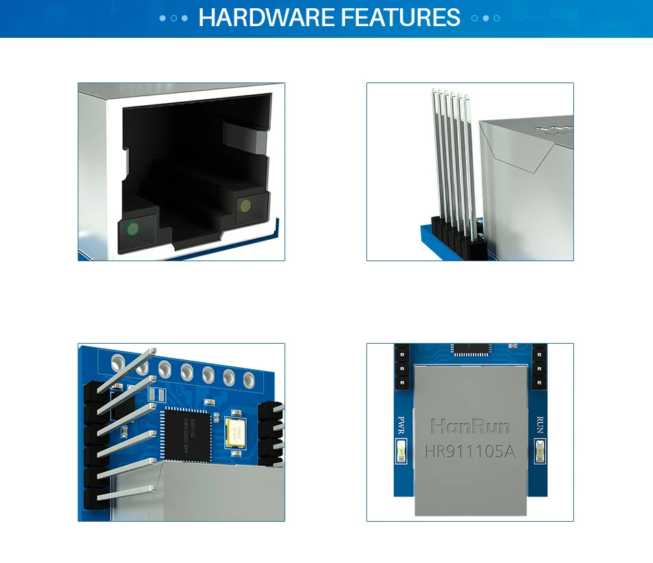 UART Serial to Ethernet Module TTL to RJ45 CDSENET NT1 Modbus TCP TO RTU MQTT Modbus Gateway