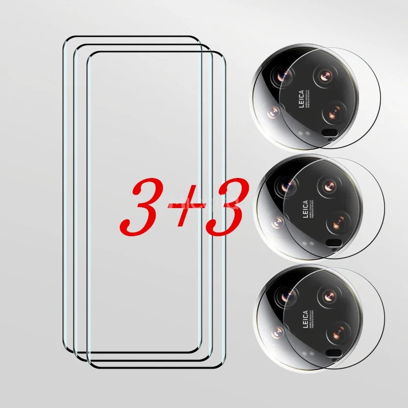 9D Tempered Glass film For Xiaomi 14 Ultra Screen Protector Anti-Scratch Front Film For Xiaomi 14Ultra Soft Camera film