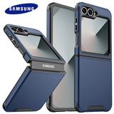 Luxury Original Official Slim Matte Protection Phone Case Samsung Galaxy Z Flip 6 5 4  For Wireless Charging Shockproof Cover
