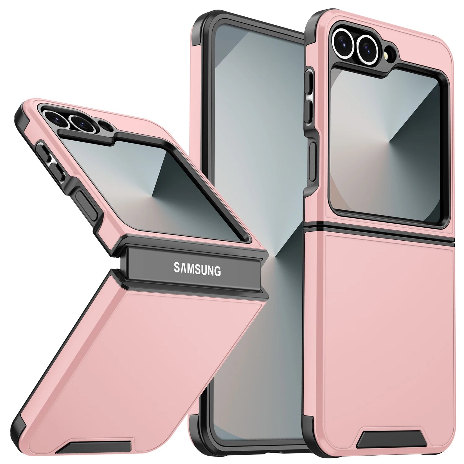 Luxury Original Official Slim Matte Protection Phone Case Samsung Galaxy Z Flip 6 5 4  For Wireless Charging Shockproof Cover