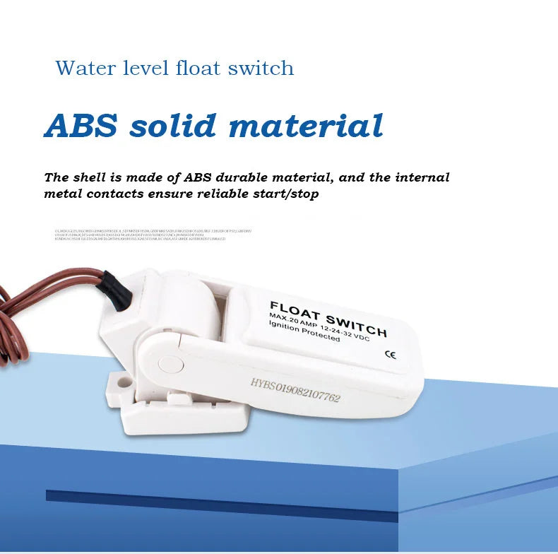 Water Pump Switch DC 12V Automatic Electric Boat Marine Bilge Pump Float Water Level Controller Flow Sensor Switch Hardware