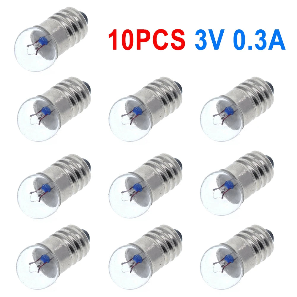 Student Electrical Experimental Physics Class Used TZT 0.3A 1.5V 2.5V 3.8V 6V Small Incandescent Bulbs